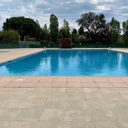 Apartmán Beautiful Studio With Pool And Golf View Mandelieu