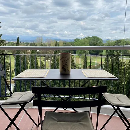 Apartmán Beautiful Studio With Pool And Golf View Mandelieu